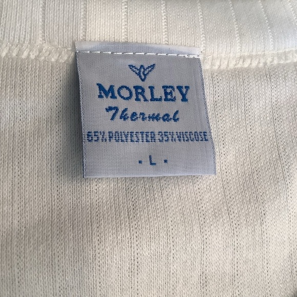Men’s Morley Thermal White Long Sleeve Large - Picture 4 of 8